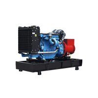 Générateur diesel Baudouin Delta Jen DJ-B-50KVA 50kVA 40kW 400V triphasé à usage industriel, avec capot insonorisé et démarrage électrique