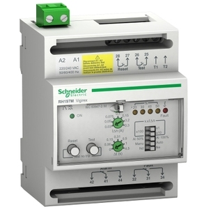 Relè di Protezione da Corrente Residua SCHNEIDER ELECTRIC 56517 VigiPacT RH197M 30mA-30A 220/240VAC 50/60Hz Allarme 50% 100% - Product Image 1