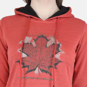 Sudaderas con Capucha Estampadas para Mujer, Ropa de Calle Invernal, Tejidas, con Diseño Sólido en la Parte Delantera, Elegantes para Días Ajetreados - Product Image 6