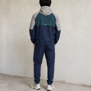 Conjunto Deportivo Personalizado para Hombre, Chaqueta Cortavientos y Pantalones de Nylon Transpirables para Correr, con Capucha, Ligero, OEM, ODM, Marca Privada de Fábrica - Product Image 2