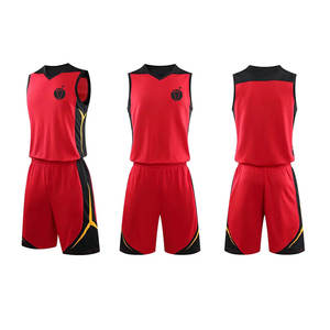 Ensemble d'uniformes de basketball avec maillot sans manches et short de performance assorti Uniforme de basketball professionnel - Product Image 1