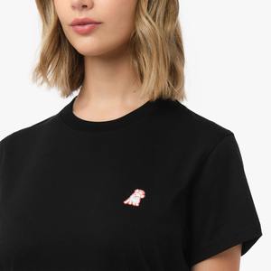 OEM Service T-shirts grande taille pour femmes Design personnalisé Élégant imprimé col en O coupe ample 100% coton écologique pour l'été - Product Image 3