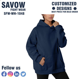 Sudaderas con capucha para mujer, jersey de gran tamaño personalizado, estampado frontal de alta calidad, 360g, sudaderas de algodón, ropa informal con capucha, chaquetas de lana para gimnasio - Product Image 3