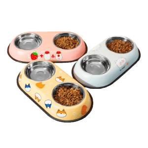 Comedero y Bebedero de Acero Inoxidable para Perros y Gatos, Tazón para Mascotas - Product Image 2