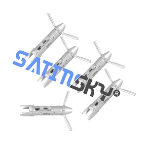 Fixateur externe Colles Satinsky pour chirurgie orthopédique des fractures, 145 mm, avec clé Allen et fixation multi-épingles, instruments chirurgicaux - Product Image 2