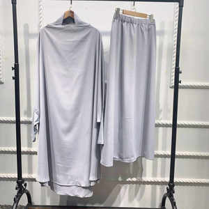 Alta calidad 2025 musulmán tradicional Overhead Khimar Abaya de una pieza para Jilbab vestido de oración de alta calidad Thobe/Thawb para primavera - Product Image 3