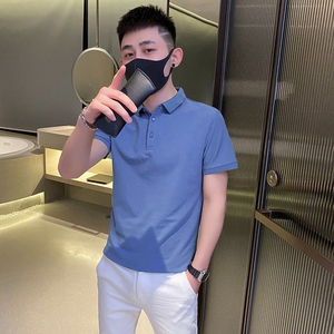เสื้อเชิ้ตผู้ชายแบบสั้น ปักลายทอแน่น ดูดซับความชื้นได้ดี - Product Image 3