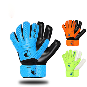 Gants de football professionnels en gros, respirants, pour gardien de but, avec logo personnalisé, en latex PU, protection sportive - Product Image 4