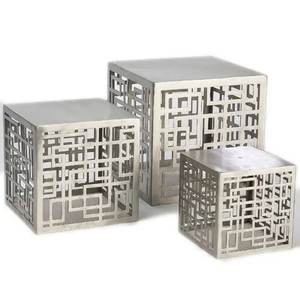 Juego de 3 soportes de metal dorado martillado Riser Dátiles árabes que sirven Ramadán Chocolate Sweet Serving Riser - Product Image 6