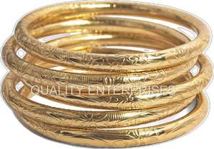 QUALITY ENTERPRISES Brazaletes de Latón Hechos a Mano para Mujer, Ecológicos, Duraderos y Elegantes - Product Image 3