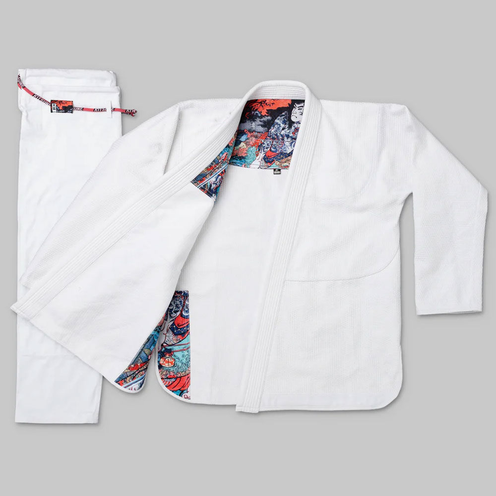 Белая одежда BJJ Gi с жемчугом 450gsm, высококачественная одежда для боевых искусств, униформа для джиу-джитсу, кимоно для джиу-джитсу, кимоно