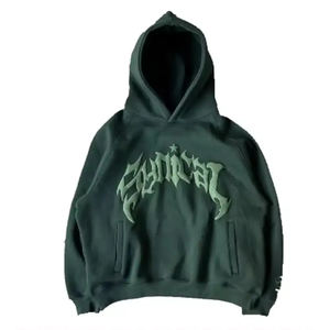 Sudaderas con capucha unisex cuadradas impresas en 3D con logotipo personalizado al por mayor con cordones de alta calidad de espuma suave para hombres para invierno - Product Image 4