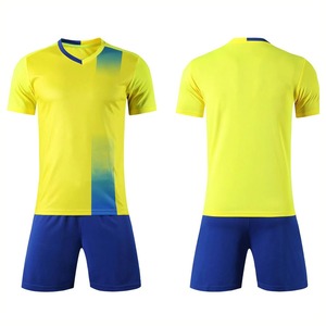 Conjunto de Camiseta de Fútbol Unisex Personalizable de Secado Rápido, Uniforme Deportivo para Equipos Adultos, Tela Sublimada, Nombre Personalizado, Manga Corta - Product Image 1