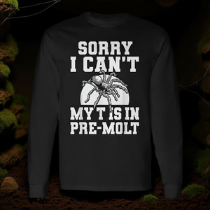 Lo siento, no puedo, mi camiseta tiene estampado de araña tarántula Pre Molt, camiseta de manga larga - Product Image 3