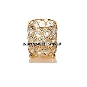 Bougeoir votif en cristal fait à la main pour mariage/fêtes/Usage domestique, vente en gros - Product Image 1