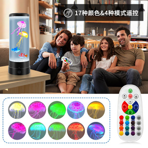 Lámpara Nocturna LED de Medusa Grande, Multicolor, con Control Remoto, para Decoración del Hogar, Diseño Moderno - Product Image 2