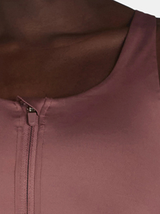 Sujetadores deportivos de entrenamiento para mujer con espalda cruzada, sujetador bajo acolchado sin espalda para Fitness, camiseta sin mangas corta para Yoga, sujetadores deportivos con cremallera frontal - Product Image 3