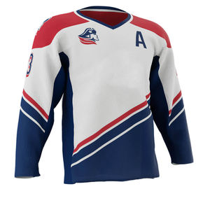 Sweat-shirts d'équipe de hockey en polyester, maillot de hockey vierge, achat en gros, maillot de hockey sur glace vierge personnalisé - Product Image 1