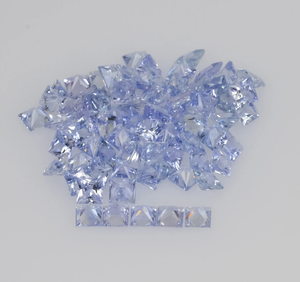 Zafiro Azul Natural, Forma Cuadrada, Corte Facetado, Gema Suelta para Joyería, Precio de Fábrica, Certificado, de 1 mm a 7 mm - Product Image 4