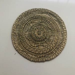 แผ่นรองจานถักจากฟางธรรมชาติ ขนาด 36 ซม. สำหรับตกแต่งโต๊ะอาหาร ของตกแต่งงานแต่งงานบนโต๊ะอาหารจากธรรมชาติ ปี 2024 - Product Image 4