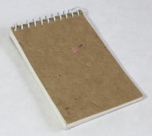 Customized School Wholesale Soft Cover Natural Color Paper 100% Lokta Fiber Cover Spiral <b>Monthly</b> Quarter <b>Planner</b> Notebook - Product Image 1