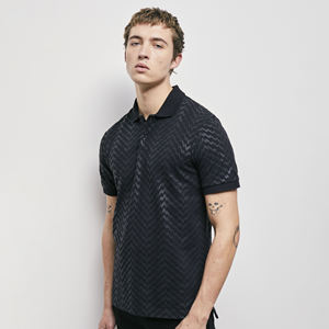 Chemises polo imprimées OEM unisexes pour homme et femme avec logo personnalisé T-shirt uni uni et vierge - Product Image 2