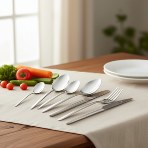 Juego de Cubiertos de Acero Inoxidable de 24 Piezas DAY, Cromado Pulido COF24DAY, Juego de Cuchillos Premium Eme - Product Image 3