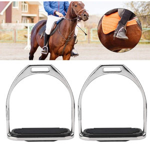 Estribos de caballo antideslizantes finos de alta calidad Estribos de caballo de estilo inglés hechos en Pakistán - Product Image 3
