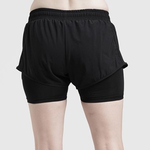 Polyester Spandex vêtements pour femmes Shorts du Pakistan nouveau Style de mode taille élastique respirant été femmes Shorts 220g - Product Image 3