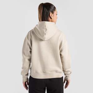 Sweat-shirt et sweat à capuche beige essentiels pour femmes, coupe classique - Product Image 2