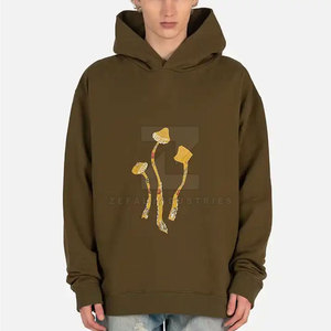 Sweats à capuche brodés personnalisés 100% coton Pull à capuche Vêtements pour hommes Écologique et respirant Décontracté Hiver - Product Image 1
