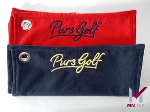 100% coton gaufré et tissu éponge Serviettes de golf et serviette de sport avec absorption d'eau absolue - Product Image 5