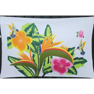 Sarongs hawaïens peints à la main en rayonne de qualité supérieure, paréo, vente en gros personnalisée, vêtements de plage, couverture, îles du Pacifique, HPMU012-01-200 - Product Image 1