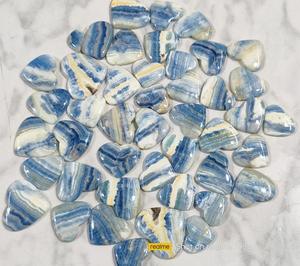 Cœur bleu schoelite, cœur bleu Rhodochrosite, cœurs Rhodochrosite - Product Image 1