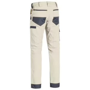 Vente en gros de pantalons pour hommes Vêtements de travail de sécurité avec pantalons multi-poches Pantalons de travail réfléchissants extensibles cargo pour la construction - Product Image 3