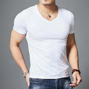 2024 nouveau décontracté hauts hommes T-shirt Fitness T-shirts hommes col en V homme T-shirt pour hommes t-shirts M-4XL grande taille TDX03 - Product Image 6