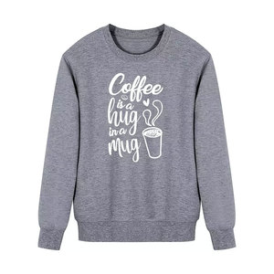 Sweat-shirts à capuche et col rond surdimensionnés pour femmes, collection 2025, personnalisables, imprimés, 100 % coton, écologiques, vente en gros - Product Image 5