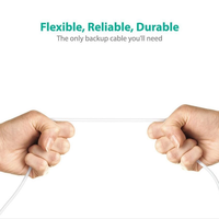 Cable de Carga USB Tipo-C de 1M y 60W para Dispositivos Android y Cámaras, Carga Rápida de 3A, Conductor de Cobre Puro