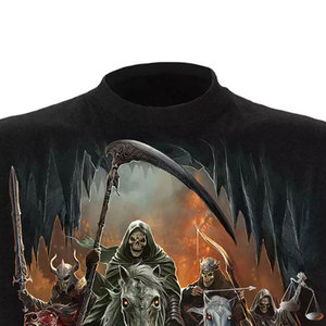 Camiseta de tela de alta calidad de estilo de impresión único Diseño gráfico personalizado con Camiseta de cuello redondo para el verano - Product Image 2