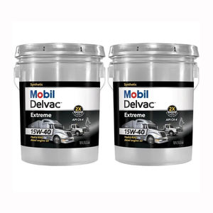 Mobil Delvac 5W40 aceite de motor diésel de servicio pesado sintético completo Intervalo de drenaje largo protección de alta temperatura - Product Image 2
