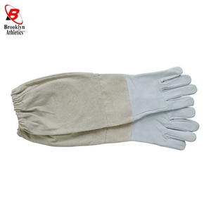 Gardiens d'abeilles en peau de chèvre confortables Handschoen de protection - Product Image 2