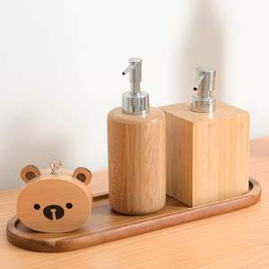 Plateaux de service en bois (14x4.6 pouces), assiettes ovales décor à la maison servant des aliments, plateau décoratif plateaux de vanité accessoires de salle de bain - Product Image 4