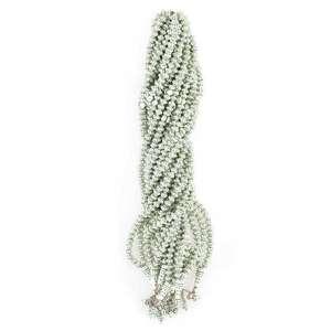 10 Piezas de Cadena de Bolas Azules de 8mm 99LU, Chapadas en Oro de 14K/18K, Accesorios de Joyería de Latón, 4mm, Empaquetadas en Bolsas - Product Image 1