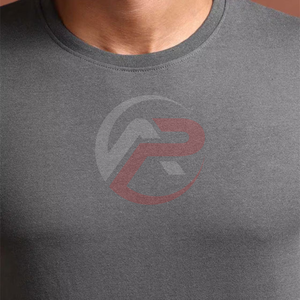 Chemise en coton à manches longues pour hommes de qualité supérieure à imprimé personnalisé de haute qualité à séchage rapide et respirante avec un motif solide - Product Image 3