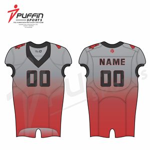 Ensemble d'uniformes de football américain personnalisés, pantalon en jersey avec motif de lettres à impression numérique, matériau respirant en 100% polyester - Product Image 2