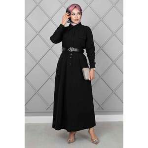 Costume 2 pièces avec poches détaillées noir - Product Image 3