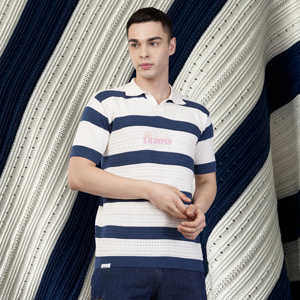 Fabricant direct de coton peigné personnalisé de haute qualité pour Polo T-Shirt pour hommes col ouvert tricoté bas côtes 260 grammes formel Sty - Product Image 6