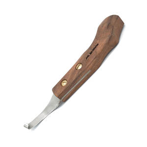 Cuchillo para Cascos de Caballos para Diestros, Hoja de Acero J2 Ultraafilada, Herramienta Profesional para Herradores, Recortador de Cascos de Caballos, Mango de Madera Ergonómico Reutilizable - Product Image 6