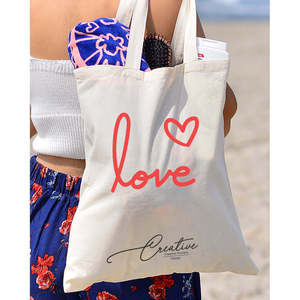 Bolsa de Mano de Algodón para el Día de San Valentín, Bolsas para Expresar el Amor - Product Image 4