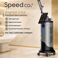 Perfectlaser Système de commande numérique laser CO2 40W à balayage triple, 650 points par seconde, machine laser CO2 fractionnel 10600nm